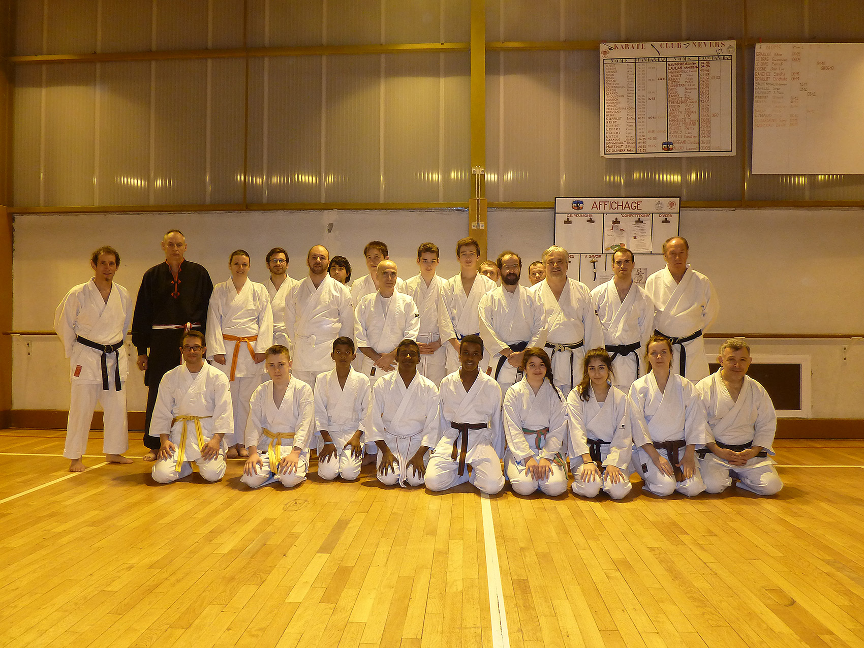 Didier Loisy - stage karate gym club nevers Noël 2015